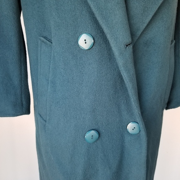 VINTAGE Alorna Wool Coat SIZE Petite MEDIUM - Picture 5 of 7